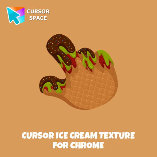 Cursor Ice Cream Texture For Chrome